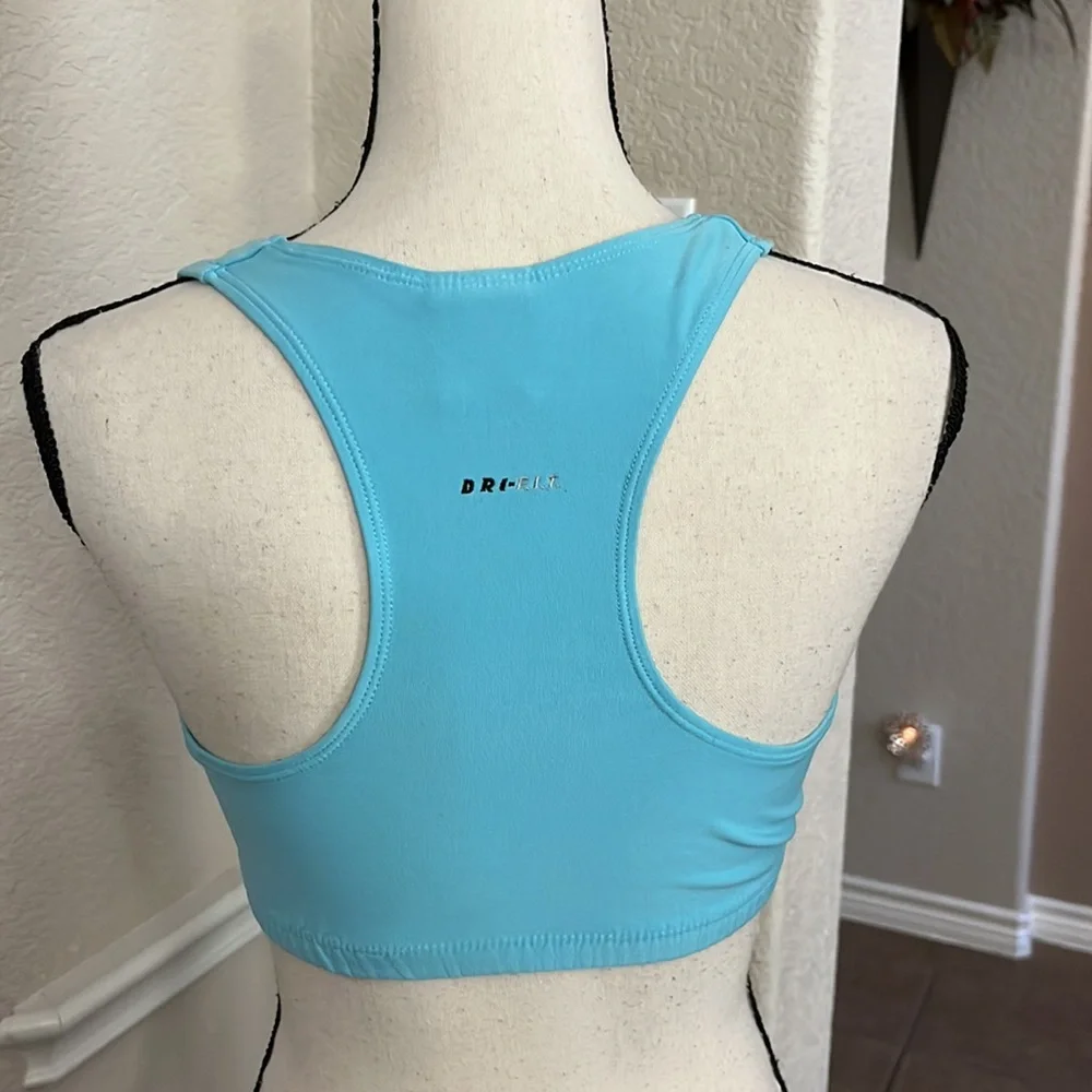 Nike DRI-Fit  turquoise sports bra